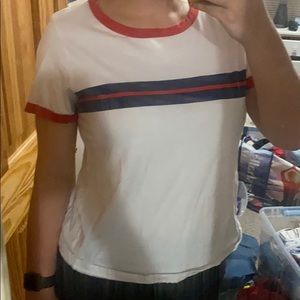 T-shirt with stripes